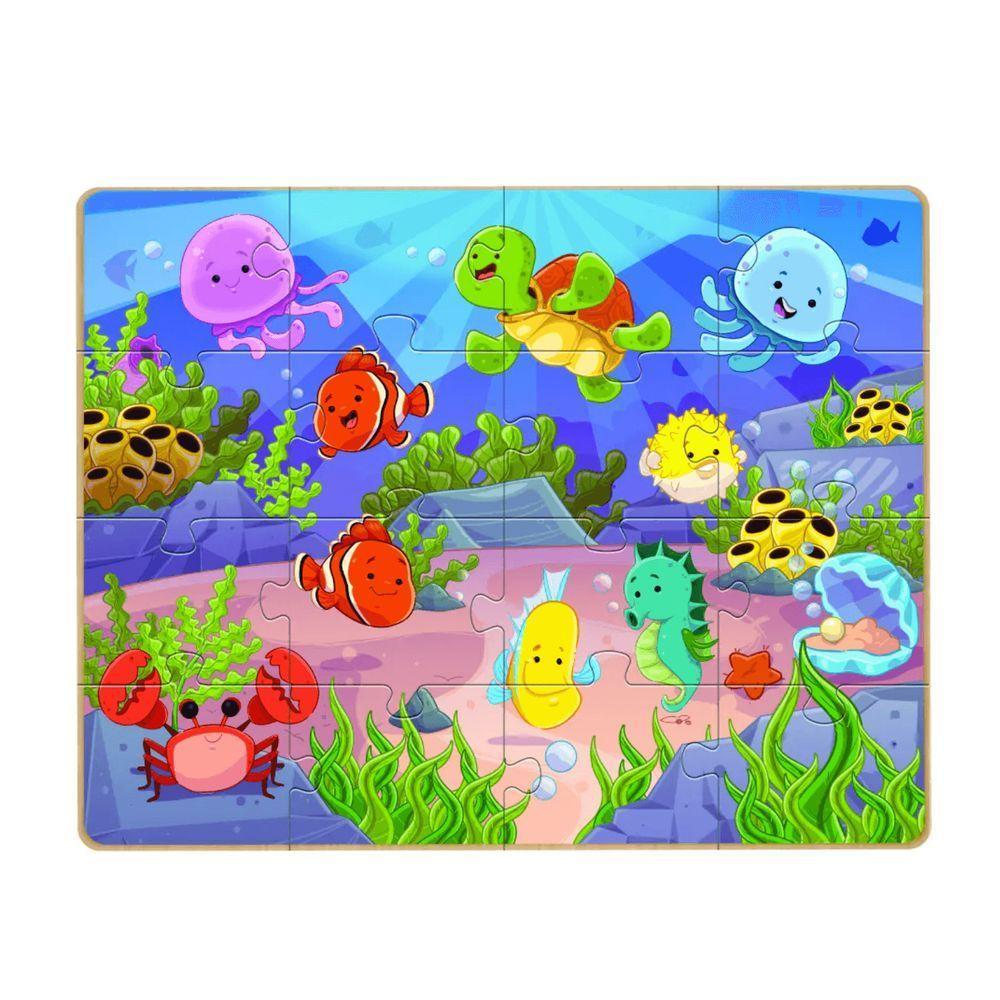 Puzzle Visita Ao Aquário - Nig Brinquedos - 3