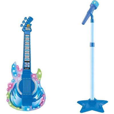 Guitarra C- Microfone Infantil - Azul - Wellkids