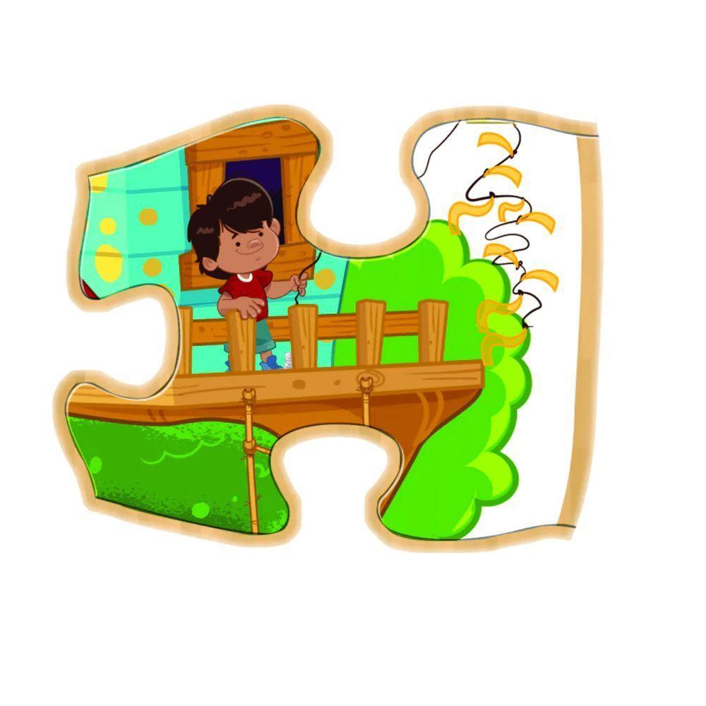 Puzzle Gigante Casa Na árvore - Nig Brinquedos - 3