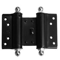 Dobradiça Para Porta De Abrir Vai - Vem União Mundial Preto - 4 - 1