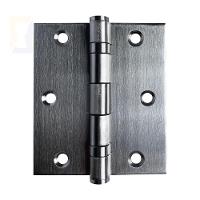 Dobradiça Escovada C-reto Inox Com Rolamento 3 ½ X 3 - 1