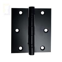 Dobradiça Preta C-reto Inox Com Rolamento 3 ½ X 3 - 1