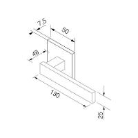 Fechadura Externa Retro Maq 55 Pado Escovado - 2