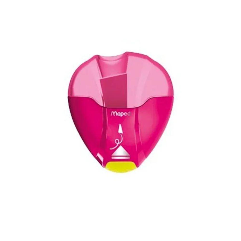 Apontador Com Depósito I-gloo Eject Maped Rosa - 1