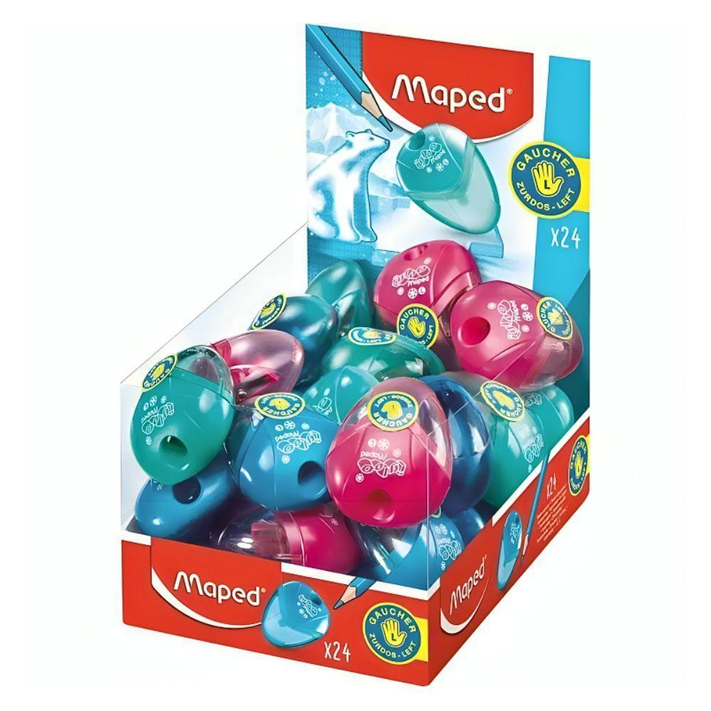 Apontador Com Depósito I-gloo Maped Amarelo - 2