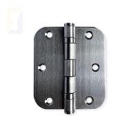 Dobradiça Escovada C-redondo Inox Com Rolamento 3 X 2 ½ - 1