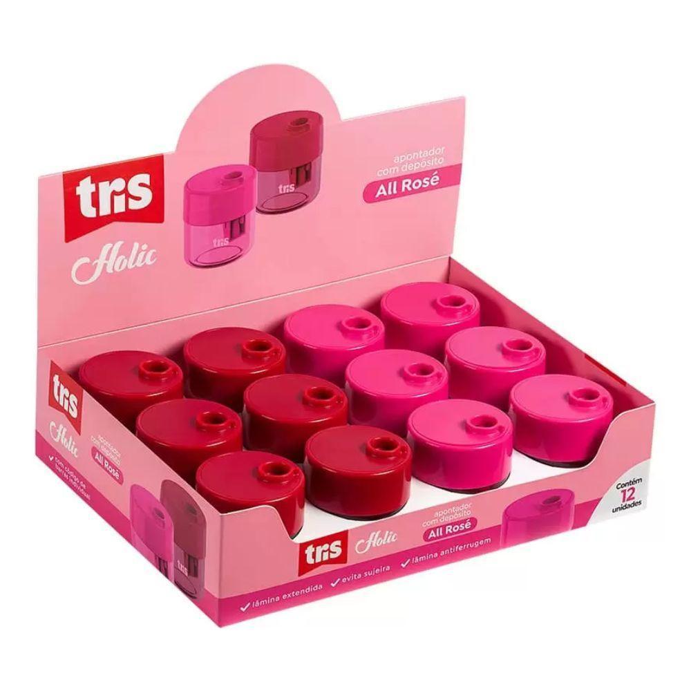 Apontador Com Depósito All Rose Holic Tris Rosa Claro - 2