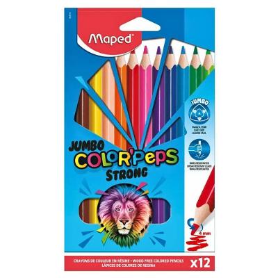 Lápis De Cor Color’peps Strong Jumbo 12 Cores Maped