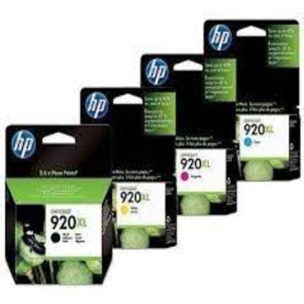 Cartucho Hp 920xl Kit 4 Cores 6000 6500 E709c 7500a - 1
