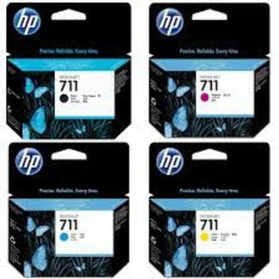 Cartucho Hp 711 Kit 4 Cores