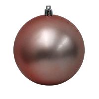 Bolinha De Natal Mix De Modelos C- 6 Peças 10cm- Rose Gold- Chibrali - 3