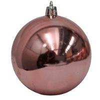 Bolinha De Natal Mix De Modelos C- 6 Peças 8cm- Rose Gold - Chibrali - 3