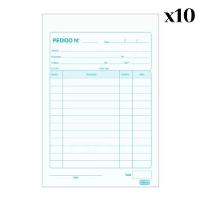 Talão De Pedido 1-32 Pequeno 40x2 Vias 80 Folhas Tilibra Com 10 Unidades - 1