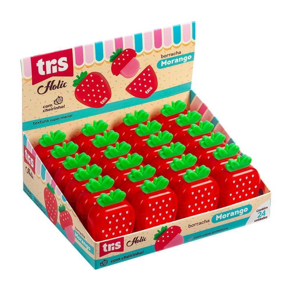 Borracha Morango Holic Docinhos Tris - 2