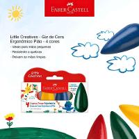 Giz De Cera Ergonômico Pião 4 Cores Faber-castell - 2