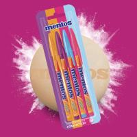 Kit Caneta Jet Lux Mentos + Marca Texto Mentos Com Cheirinho + Caneta Mini Spirinho - 7