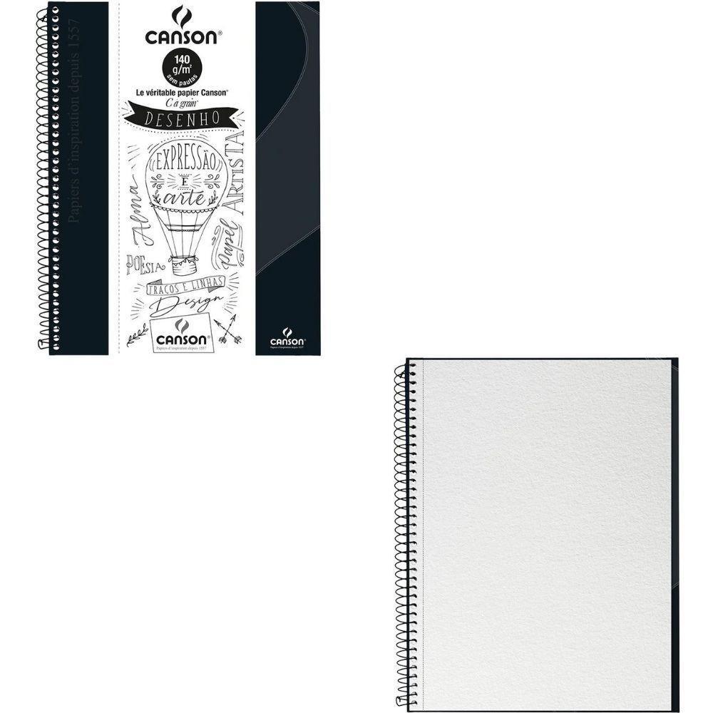 Caderno Sketchbook Desenho 140g-m² 40 Folhas Canson - 3