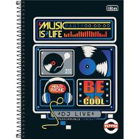 Caderno Espiral Capa Dura Universitário Pepper Masculino 80 Folhas 1 Matéria Tilibra - 1