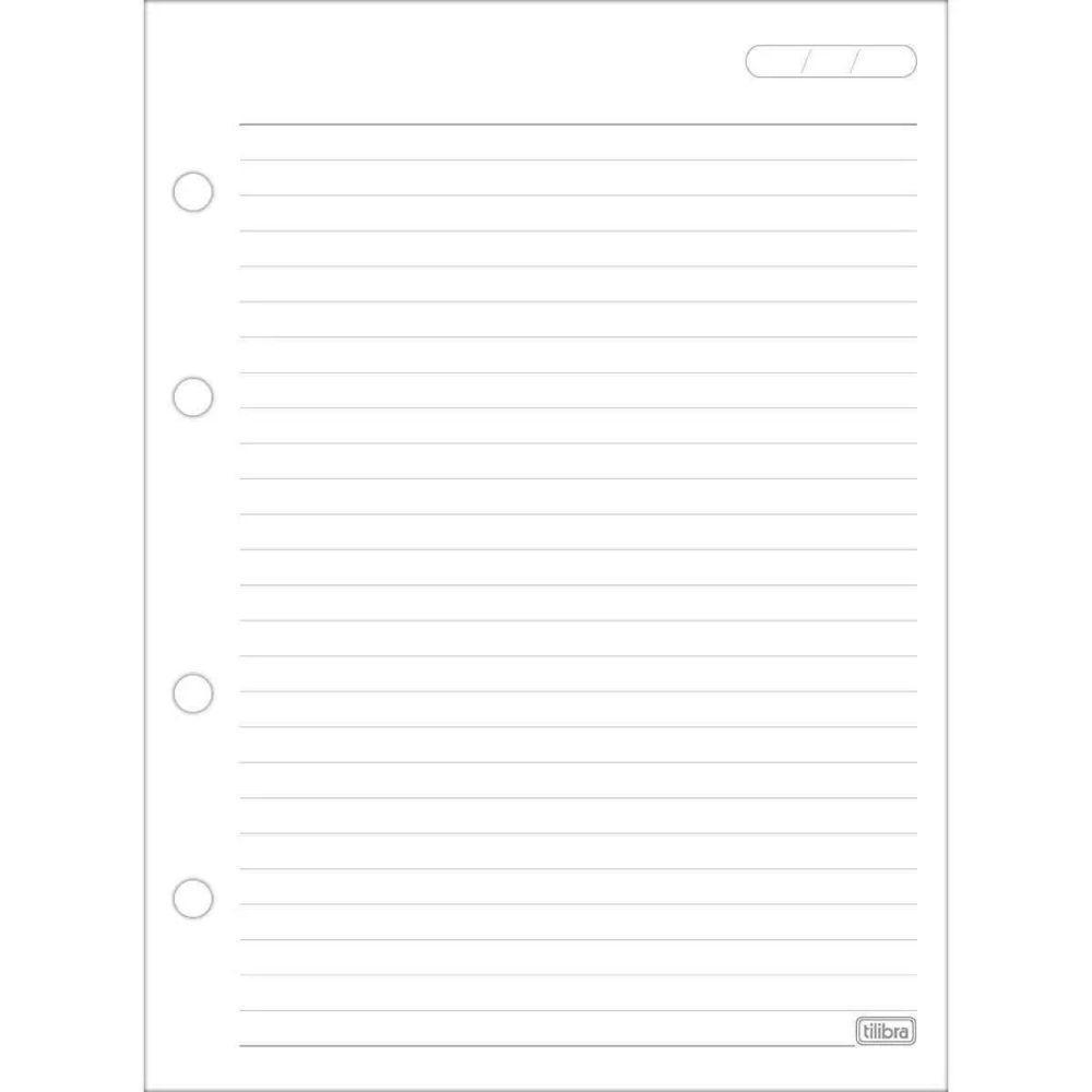 Refil Tiliflex Para Caderno Argolado Colegial 80 Folhas 56g-m² Tilibra - 2