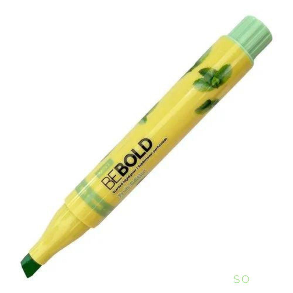 Marca Texto Com Aroma De Frutas Be Bold Newpen Verde Escuro (menta) - 1