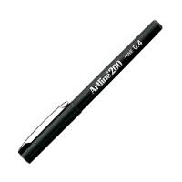 Caneta Fine Pen 0.4mm Artline 200 Tilibra Preto - 1