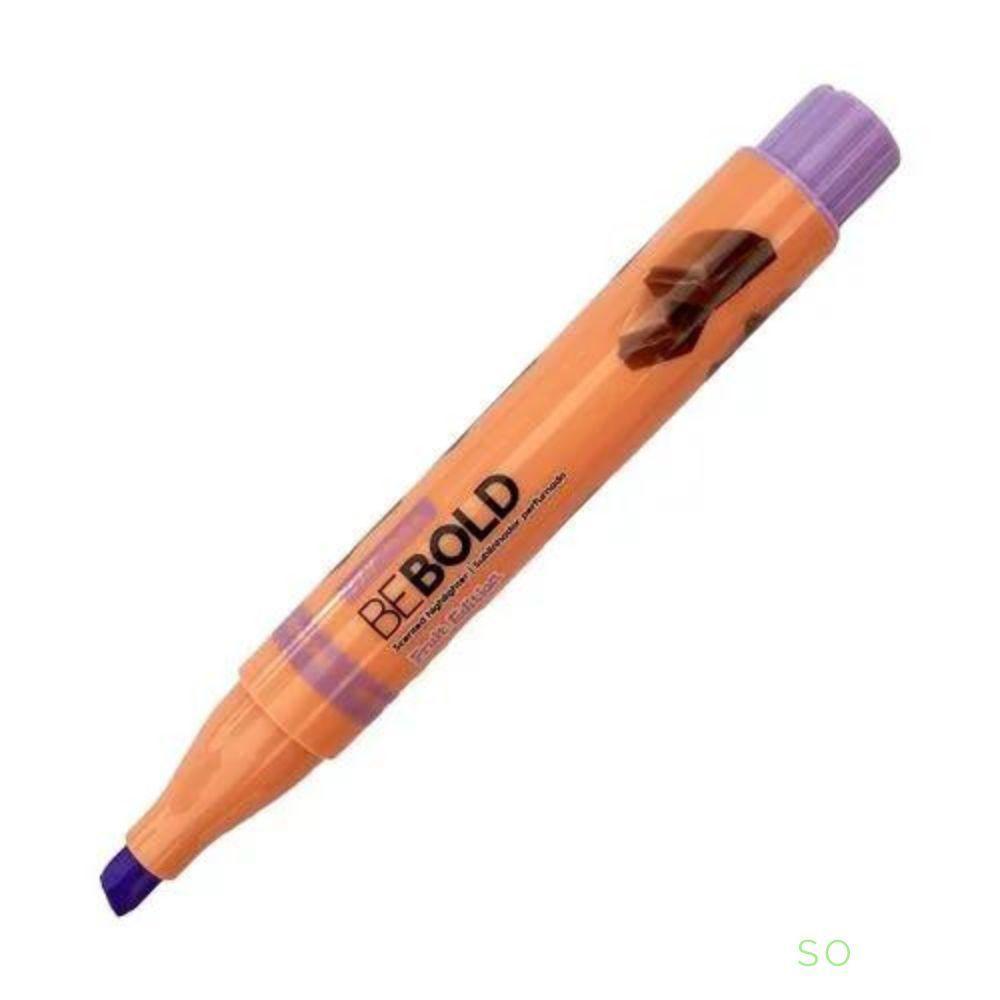 Marca Texto Com Aroma De Frutas Be Bold Newpen Roxo (chocolate) - 1
