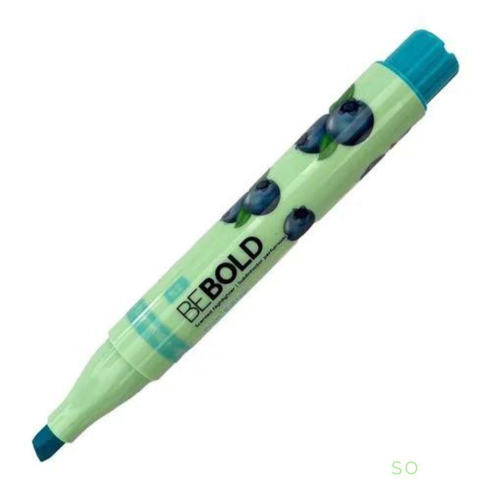 Marca Texto Com Aroma De Frutas Be Bold Newpen Azul (mirtilo) - 1