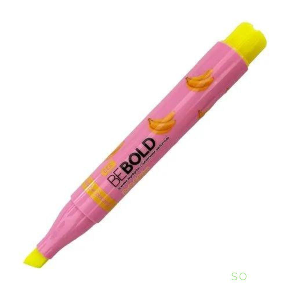 Marca Texto Com Aroma De Frutas Be Bold Newpen Amarelo (banana) - 1