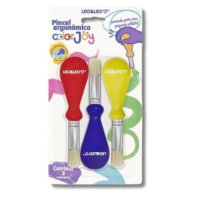 Pincel Ergonômico Color Joy C-3 Unidades Leo&leo