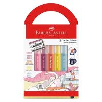 Caneta Ponta Fina Com Cheirinho 5 Cores Faber-castell - 1