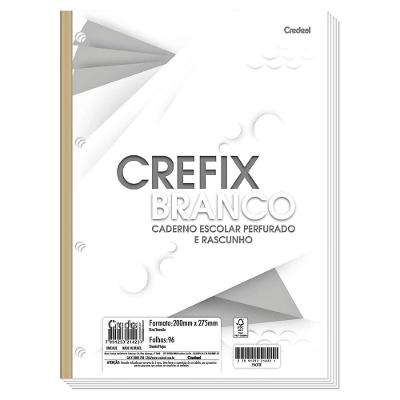 Refil Fichário Bloco Universitário 96 Folhas Credeal