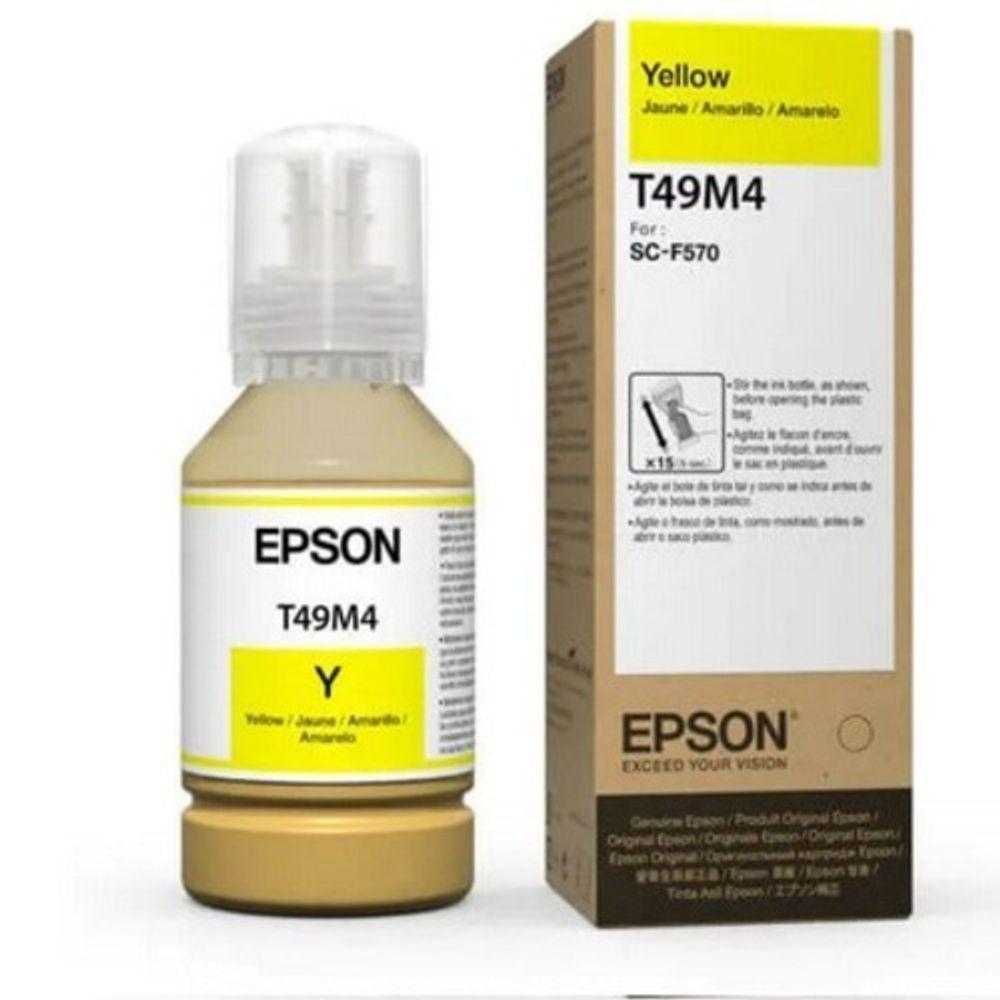 Tinta Sublimática Epson Original T49m4 Yellow F570 F170 - 1