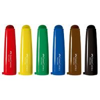 Canetinhas Ultra Laváveis Extrajumbo 6 Cores Faber-castell - 2