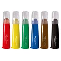 Canetinhas Ultra Laváveis Extrajumbo 6 Cores Faber-castell - 3