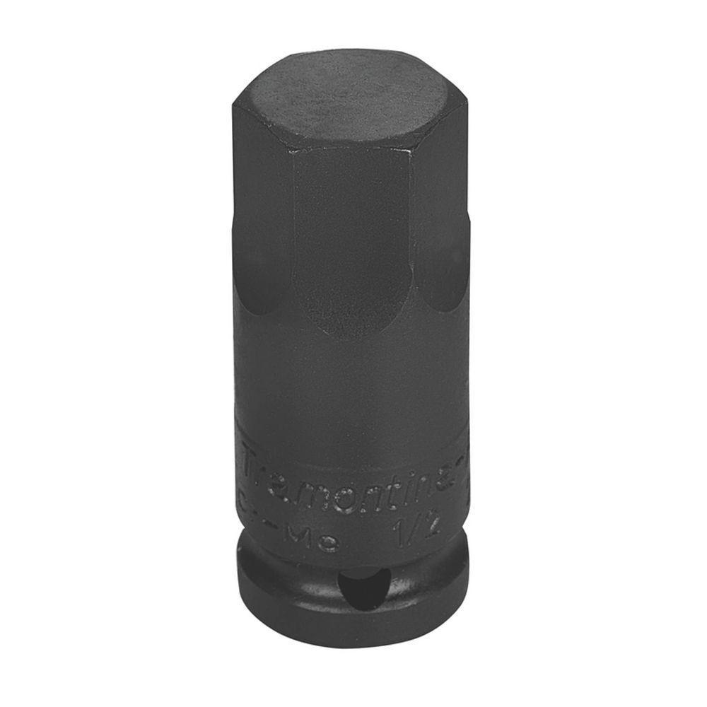 Soquete Impacto Hexagonal Allen Molibdênio 19mm Encaixe 1/2'' - Ponta Corpo Aço Cromo Tramontina - 1
