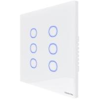 Interruptor Touch Smart 4x4 Tramontina Branco 6 Canais Tramontina - 1