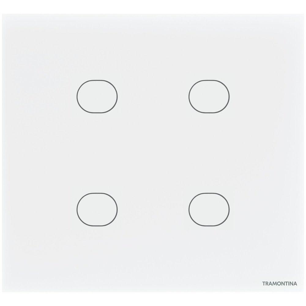 Interruptor Touch Smart 4x4 Tramontina Branco 4 Canais Tramontina - 7