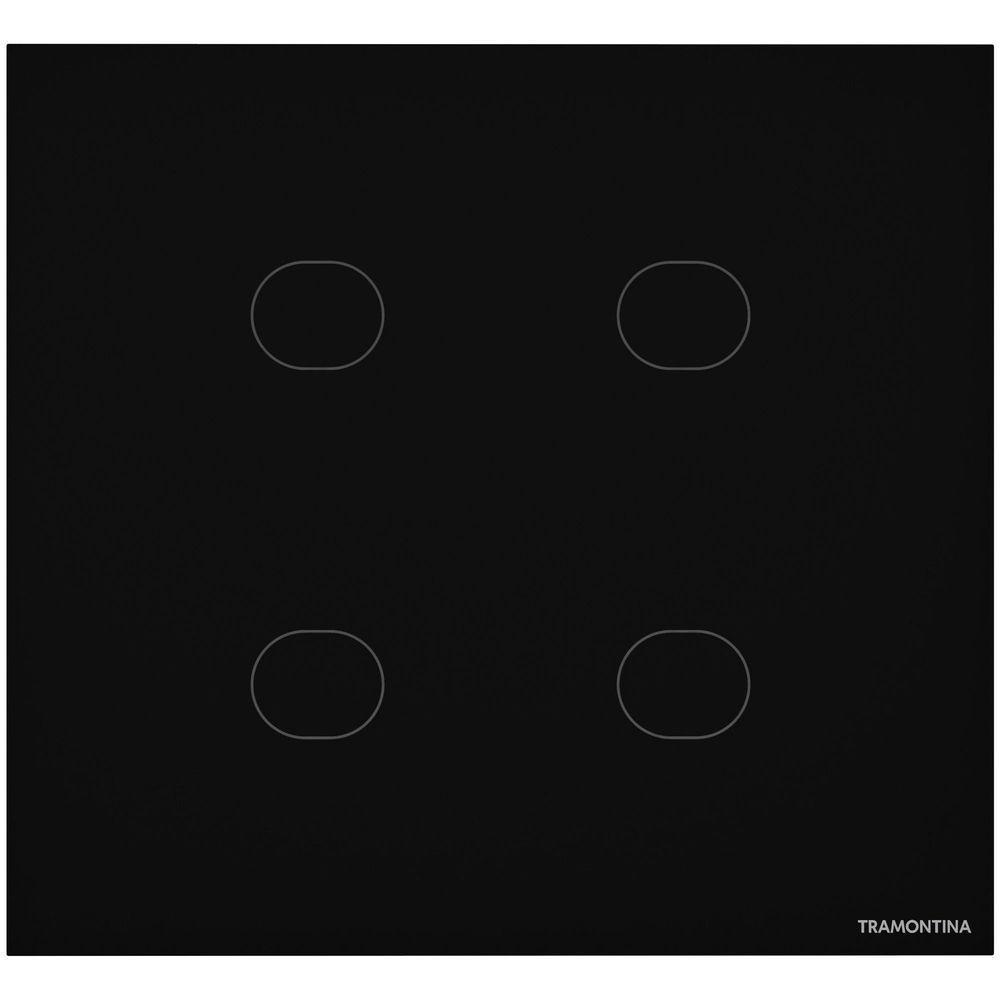 Interruptor Touch Smart 4x4 Tramontina Preto 4 Canais Tramontina - 5