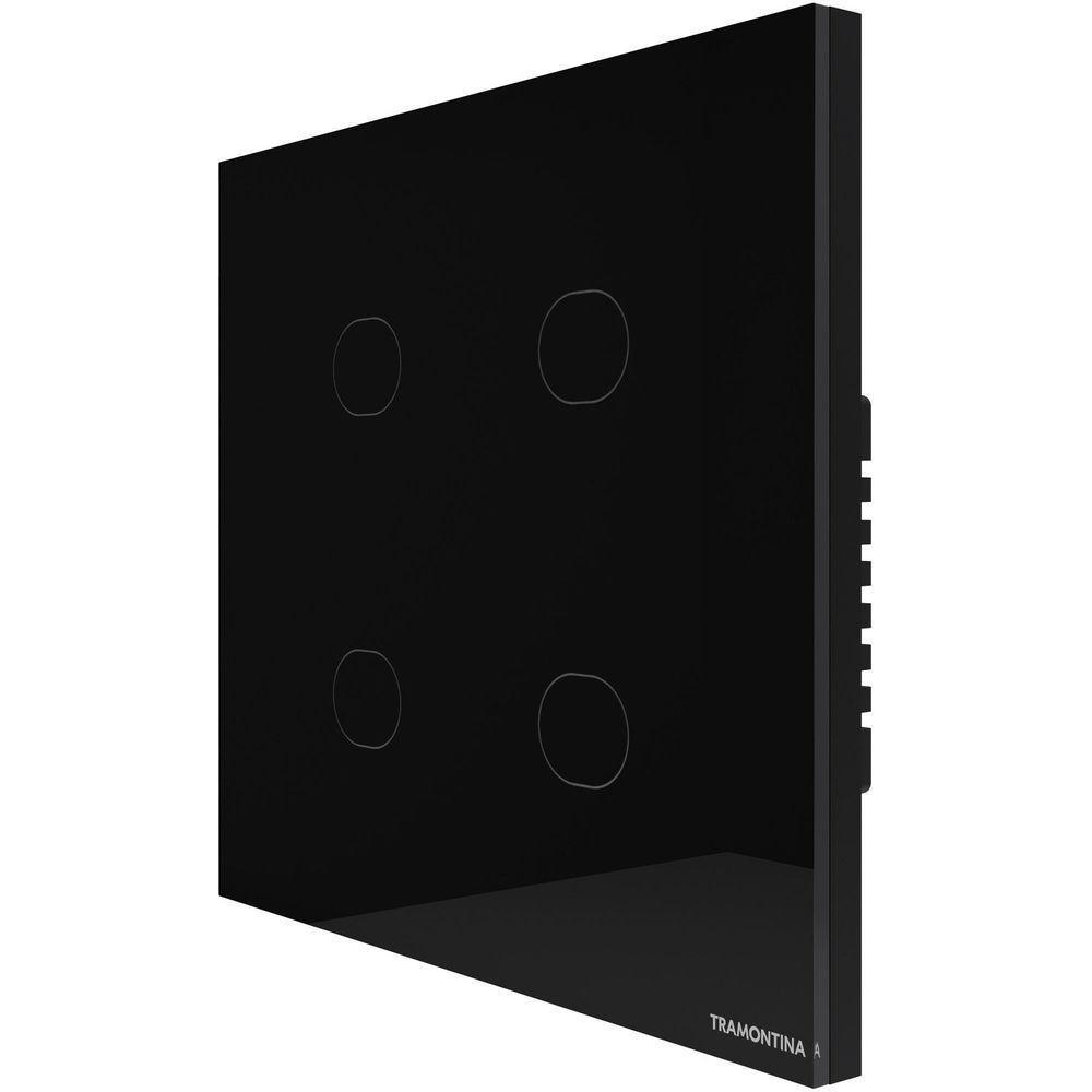Interruptor Touch Smart 4x4 Tramontina Preto 4 Canais Tramontina - 9