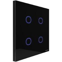 Interruptor Touch Smart 4x4 Tramontina Preto 4 Canais Tramontina - 3