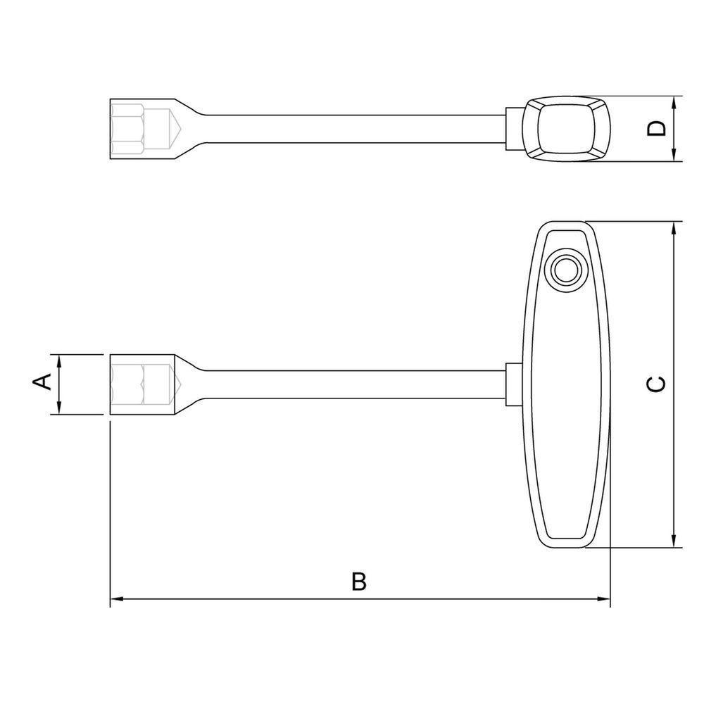 Chave Cabo T Canhão 9mm Tramontina Pro Tramontina - 2