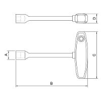 Chave Cabo T Canhão 9mm Tramontina Pro Tramontina - 2