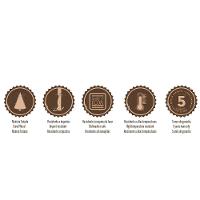 Kit Para Churrasco Tramontina Em Aço Inox Cabo Castanho Polywood Com Tábua E Estojo 8 Peças Tramontina - 2