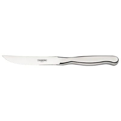 Faca Para Churrasco Tramontina Classic Jumbo Lâmina Em Aço Inox Com Fio Serrilhado Tramontina