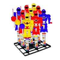 Robô Com Luz Candy Toys Fampar Display Com 9 Unidades - 1