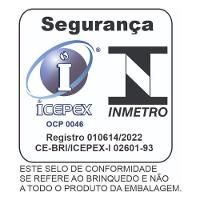 Robô Com Luz Candy Toys Fampar Display Com 9 Unidades