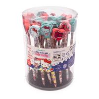 Lápis Hb Com Borracha Na Ponta Hello Kitty Leo&leo Rosa - 2