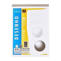 Bloco De Desenho 150g-m² A4 Branco Académie 20 Folhas - 1