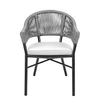 Kit 2 Cadeiras área Externa De Alumínio Bear Com Corda Naútica Grafite G56 - Gran Belo - 7