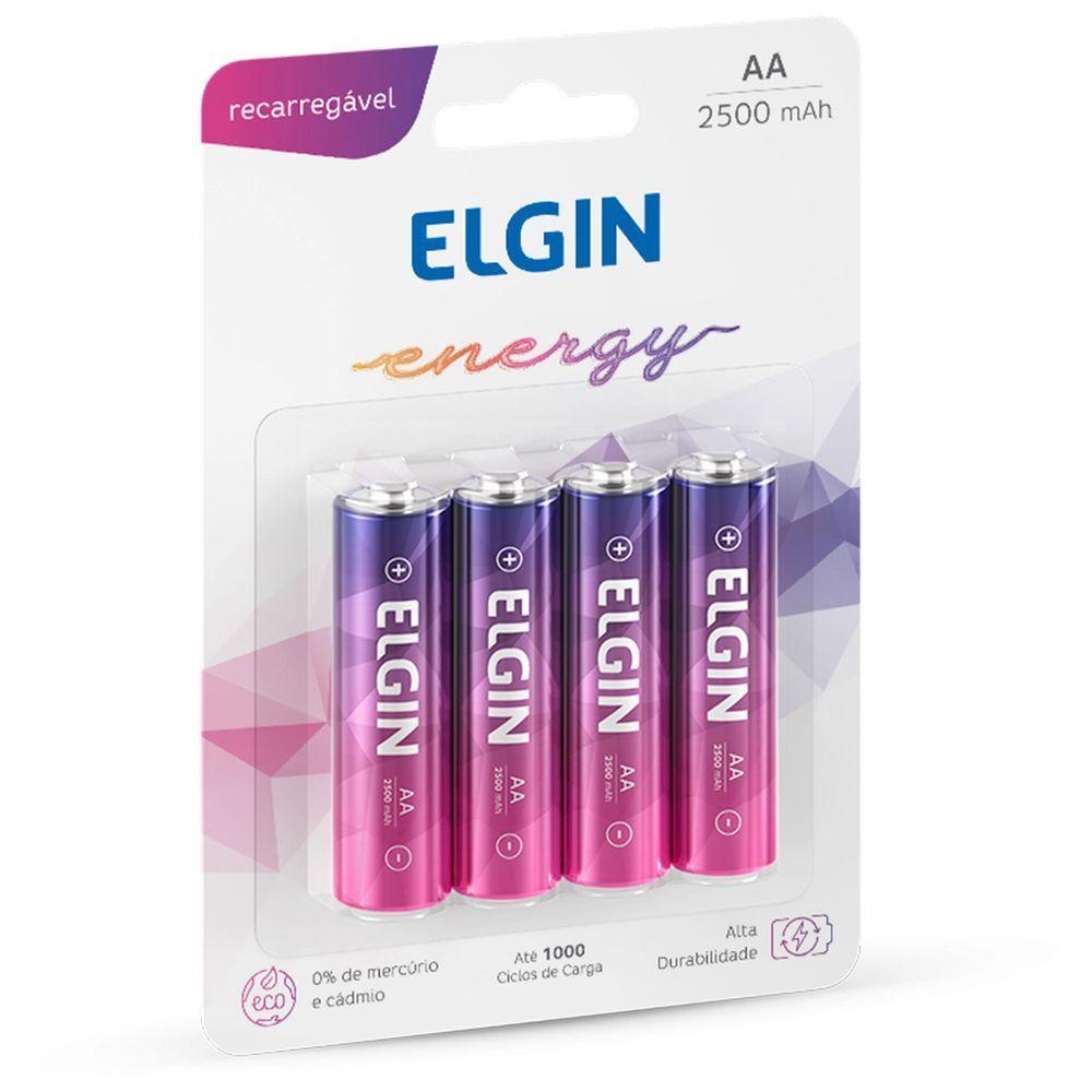 Pilha Recarregavel Aa 2500 Mah C/4 82173 - 1